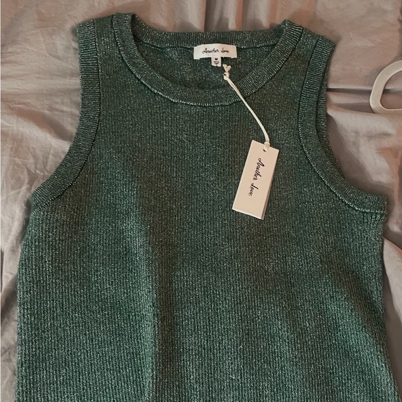 Gorgeous Emerald green shimmer tank- the Cora, by Another Love-size Medium - Picture 12 of 14